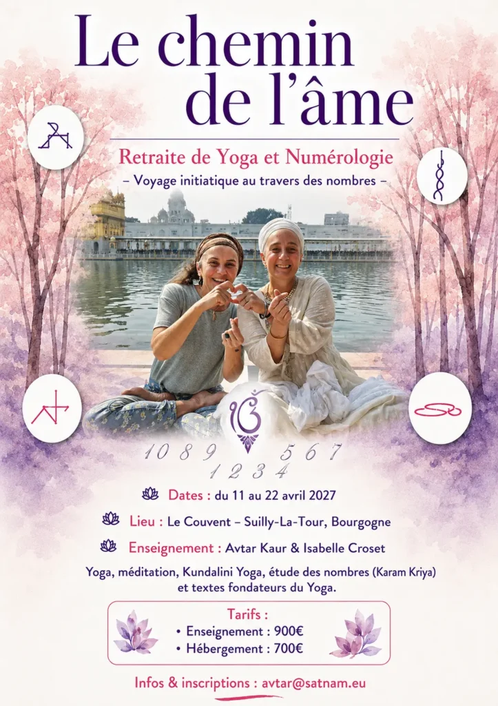 Retraite Yoga Numerologie Avtar Kaur